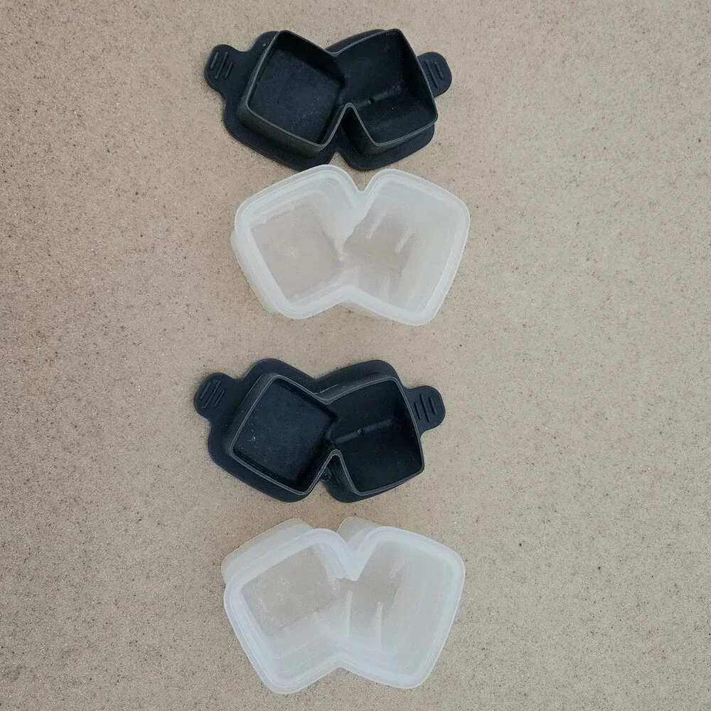 RARE 2 TOVOLO DOUBLE STACKING LIQUOR WHISKEY COCKTAIL ICE CUBE MOLD SLOW MELTING